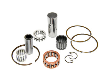 Kolbenbolzen, Kolbenringe, Nadellager und Kolbenclips