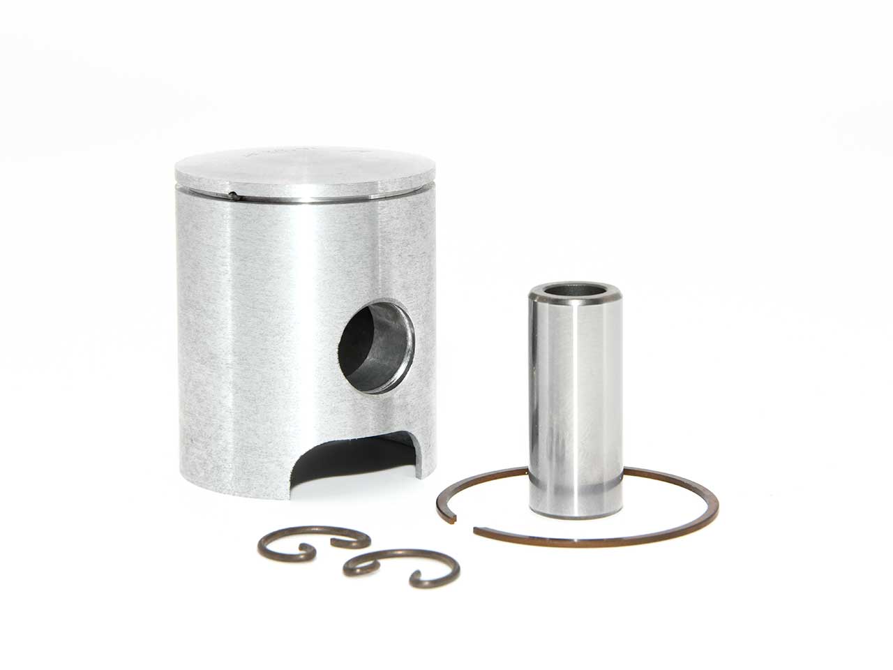 Barikit Kolben für einen Sachs Moped Motor. Ein Kolbenbolzen sowie 2 Kolbenclips und ein Kolbenring.