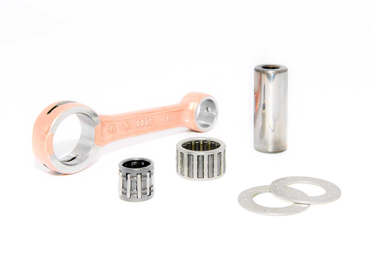Barikit Pleuel für einen Yamaha YZ 65 Moped Motor. Ein Hubzapfen, zwei Anlaufscheiben sowie 2 Nadellager.