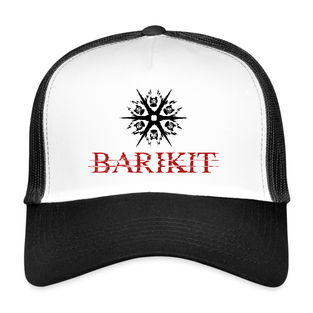 Trucker Cap hell - Weiß/Schwarz