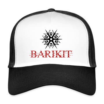 Trucker Cap hell - Weiß/Schwarz
