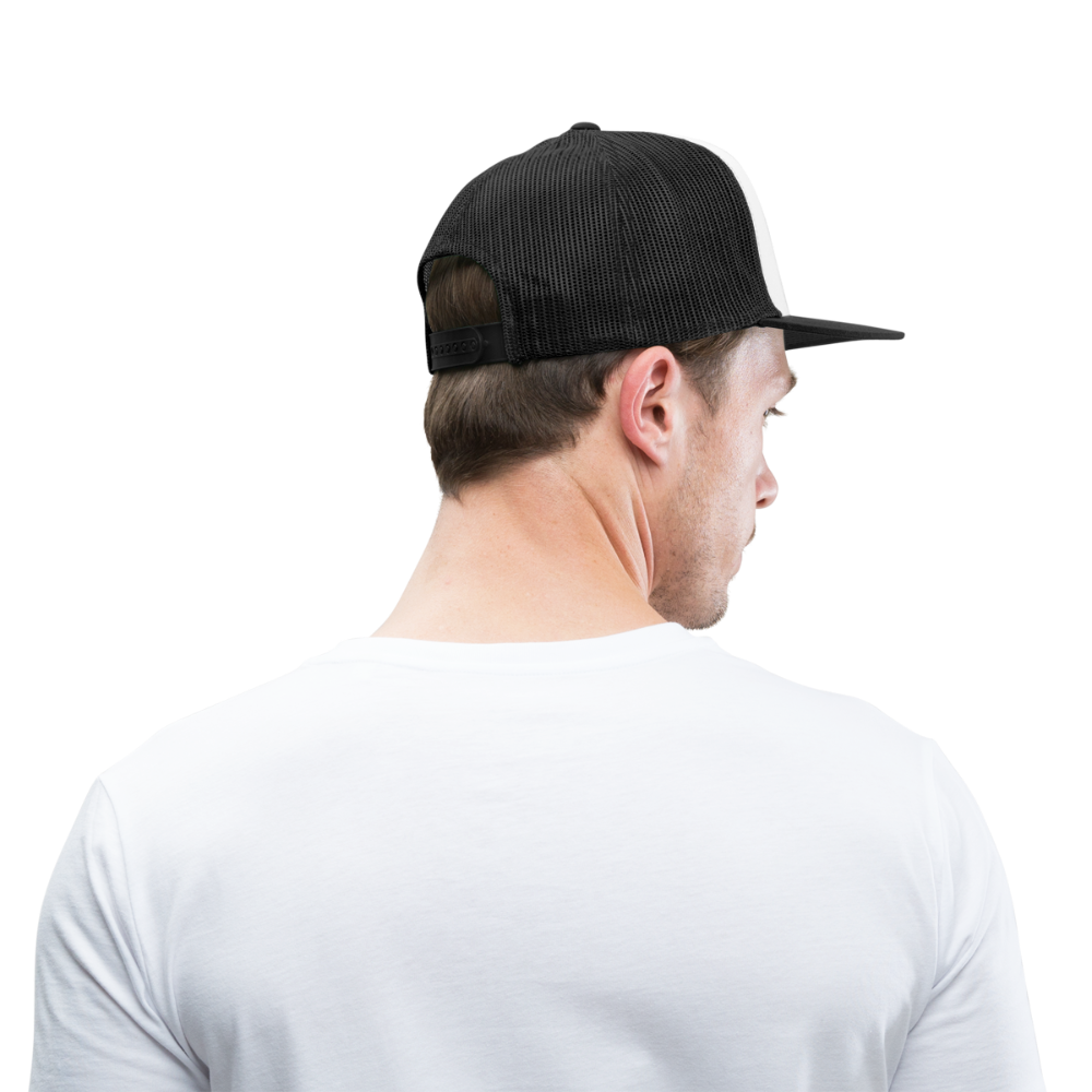 Trucker Cap hell - Weiß/Schwarz