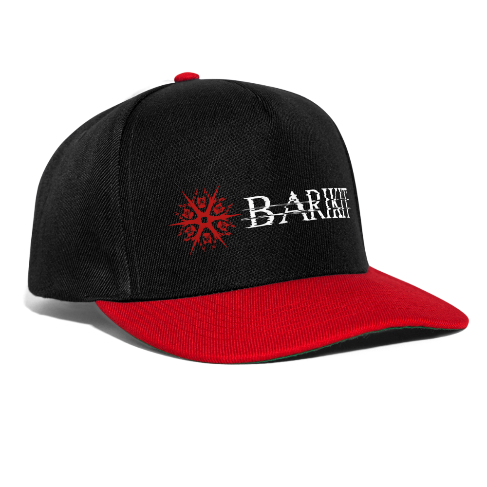 Snapback Cap - Schwarz/Rot