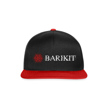 Snapback Cap - Schwarz/Rot