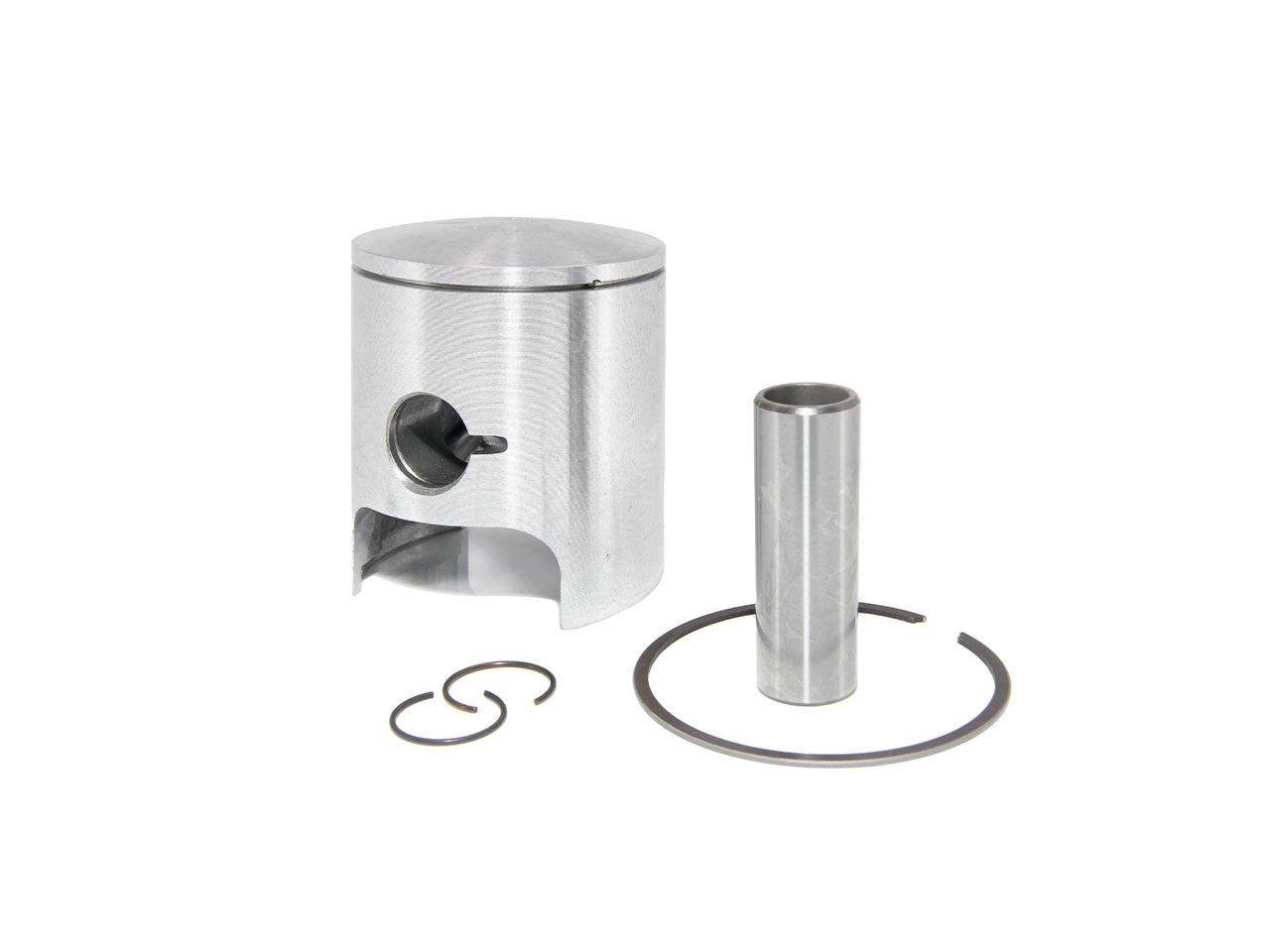 Kolben, Kolbenbolzen, Clips und ein Ring 