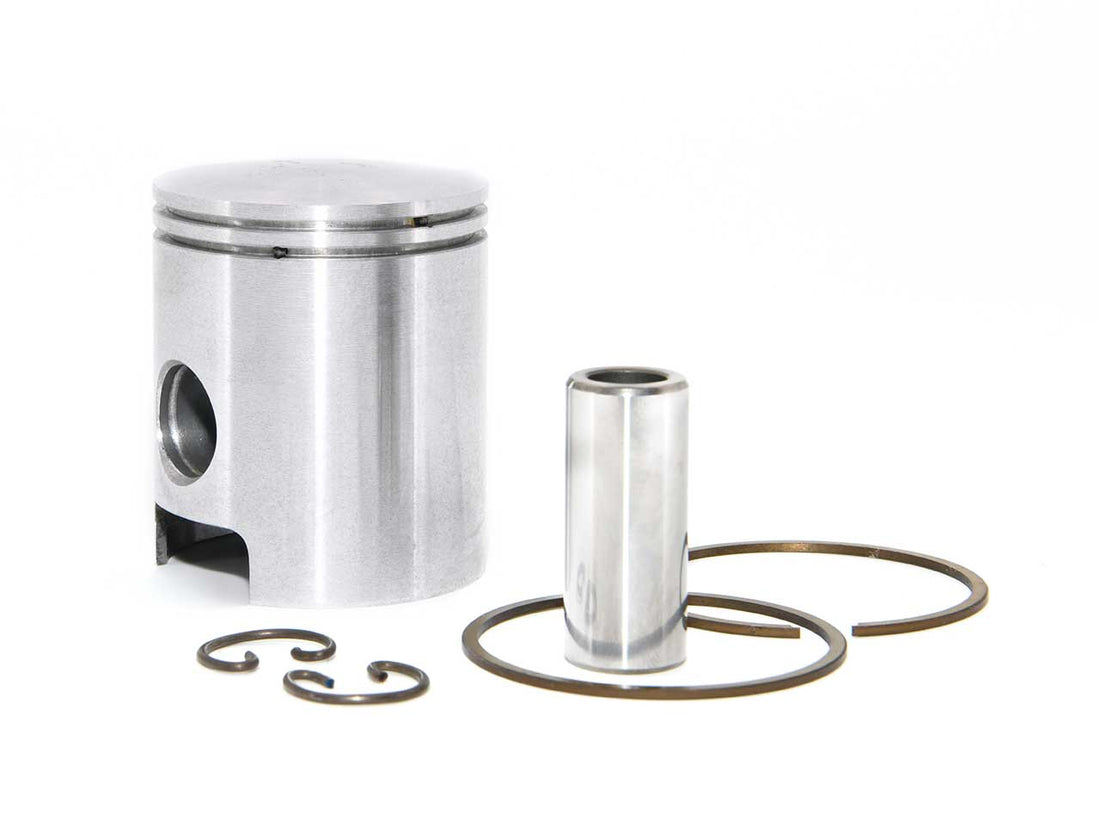Barikit Kolben für einen Sachs Motor. Ein Kolbenbolzen sowie 2 Kolbenclips und ein Kolbenring.