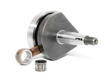 Barikit Kurbelwelle für einen Vespa PK Motor. Eine Pleuelstange mit Hubzapfen und ein Nadellager.