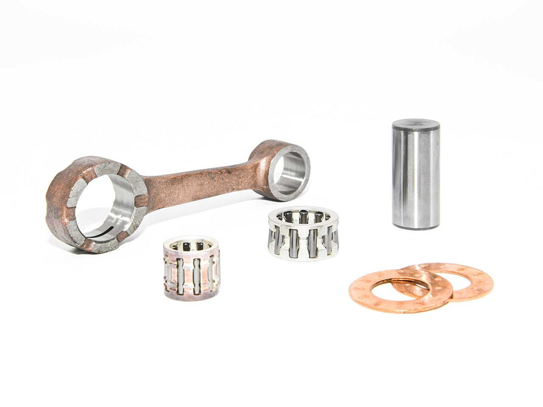 Barikit Pleuel für einen CPI Aragon Roller Motor. Ein Hubzapfen, zwei Anlaufscheiben sowie 2 Nadellager. 